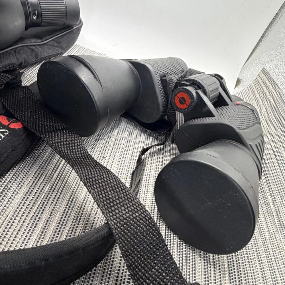 Simmons Blazer Spotting Scope 20-60x60mm & 2x ProSport 10x50 Binoculars Lot